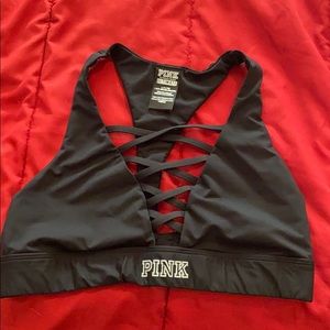 Pink Sports Bra